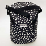 Insulated Baby Bottle and Lunch Bag - Black Spotty