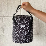 Insulated Baby Bottle and Lunch Bag - Black Spotty