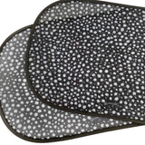 Small - Car Window Shades - Monochrome Dotty