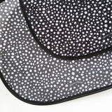 Large - Car Window Shades - Monochrome Dotty